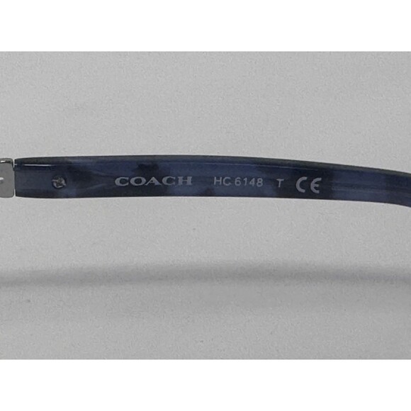 Coach Eyeglass Frames HC6148T 52-16-140 Blue Tortoise 5593 main image 7